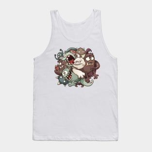 ball monster doodle Tank Top